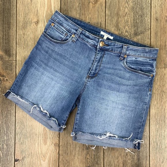 SOLD! STS Blue Becca Bermuda Denim Cutoff Shorts - Picture 9 of 12